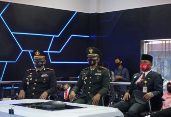 Forkopimda Kabupaten Batang melaksanakan Upacara Hari Kesaktian Pancasila   yang digelar secara virtual di ruangan Comand center Pendopo  Kabupaten Batang. Kamis (1/10/20) 