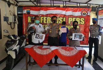  Kabag Ops Polres PurbaIingga AKP Pujiono saat memberikan keterangan kepada media, Selasa (17/11/2020)