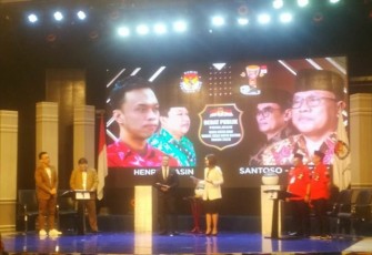 Prosesi Debat Publik Kedua Pilwali Kota Blitar Tahun 2020 (foto : Faisal NR / Klikwarta.com) 