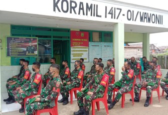 Dandim 1417/Kendari Ingatkan Babinsa Tentang Netralitas Dalam Pilkada