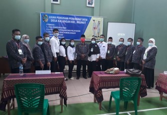 Desa Kalangan Adakan Ujian Seleksi Perangkat Dengan Terapkan Protokol Kesehatan 