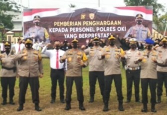 Kapolda Sumatera Selatan (Sumsel) Irjen Pol Prof Dr Eko Indra Heri S MM Lakukan Kunjungan Kerja di Polres OKI 