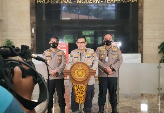 Kepala Divisi Humas Polri Argo jumpa pers di Gedung Bareskrim Polri, Jakarta Selatan, Jumat (11/12/2020)