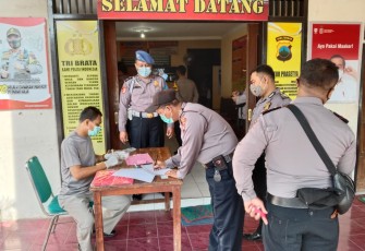 Polres Kendal melaksanakan Rapid Test Pasca Pemilihan Bupati dan Wakil Bupati 2020