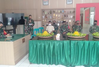 Dalam rangka memperingati Hari Juang yang jatuh pada tanggal 15 Desember Kodim 0715/Kendal menggelar syukuran secara sederhana di Makodim, Selasa, 15/12/2020.