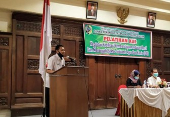 Kabid Industri Dinas Perindustrian dan Perdagangan Kabupaten Tulungagung Hendro Suseno ST 