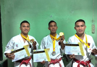Yonif 725/Woroagi Sabet 3 Medali Bawa Kodam XIV/Hasanuddin Runner Up di Kejurnas Karate