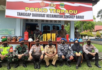 Gelar Apel Kesiapan Penanganan Bencana Ini yang Disampaikan Camat Singkep Barat