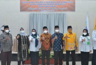 Wakil Walikota Bengkulu Dedy Wahyudi Saat Berkunjung ke Poltekkes  Kemenkes Bengkulu