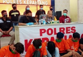 Para Terduga Pelaku Diamankan 