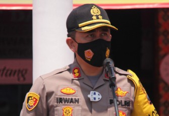 Kapolres Pekalongan Kota AKBP M Irwan Susanto SIK SH MH Saat Memberikan Keterangan di Depan Awak Media 