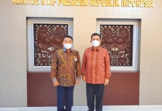 Gubernur Temui Staf Khusus Kepresidenan Atur Jadwal Pertemuan Dengan Presiden