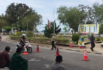  Satlantas Polres Bintan Sosialisasikan Keselamatan Lalu Lintas dan Workshop Safety Riding