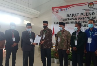 Pleno Terbuka KPU Kaur Tetapkan Bupati dan Wakil Bupati Terpilih 
