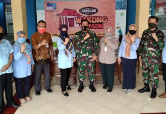 Komandan Korem 071/Wijayakusuma Kolonel Inf Dwi Lagan Safrudin, S.I.P., dalam rangka memperingati Hari Pers Nasional (HPN) Tahun 2021,