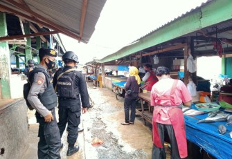 Satgas Aman Nusa II Polda Bengkulu Beri Imbauan Prokes 