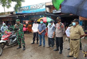 Bersama sosialisasikan prokes di wilayah Kaliori