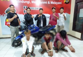 TIga Terduga Pelaku Diamankan  