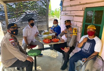 Kapolres Bintan Cek Kampung Tangguh di Desa Tapaya Asri