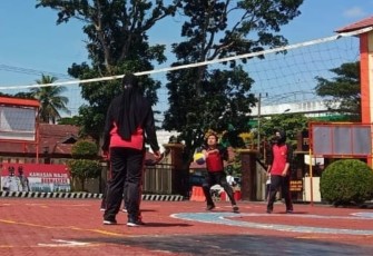 Polres Rejang Lebong Rutin Olahraga Bersama