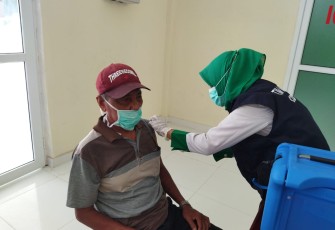 CJH Aceh Singkil Mulai di Vaksinasi Covid-19