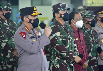 Panglima TNI Marsekal TNI Dr Hadi Tjahjanto SIP Bersama Kapolri Jenderal Listyo Sigit Prabowo