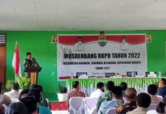 Bupati SBB Buka Musrenbang RKPD Tahun 2020 Tingkat Kecamatan