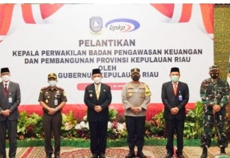  Gubernur Kepri H Ansar Ahmad Lantik Kepala Perwakilan BPKP Kepri Gubernur