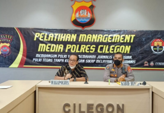 Polda Banten Gelar Pelatihan Jurnalisme Kepolisian di Cilegon
