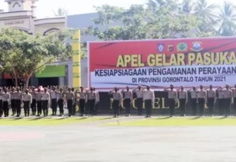 Polda Gorontalo Kerahkan 600 Personel Untuk Pengamanan Perayaan Paskah