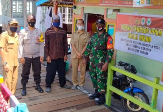 Babinsa Membentuk Pos Penanganan Covid-19 Dan PPKM Bersekala Mikro
