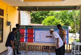 Potret Peran Aktif Babinsa Kodim 1203/Ktp Di Posko PPKM Desa/RT tangguh Desa Binaan