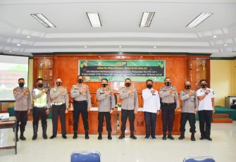 Kapolres Tanjungpinang AKBP Fernando SH SIK Pimpin Lat Pra Operasi Ketupat Seligi 2021