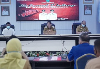 Wakil Walikota Bitung Pimpin Rapat Revitalisasi Penataan Pasar 