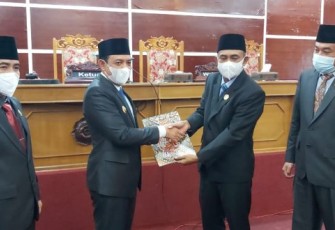 Wakil wali Kota Bengkulu Dedy Wahyudi, Paripurna LKPJ Walikota