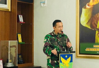 Dandim 0423/BU Letkol Inf Agung P Saksono
