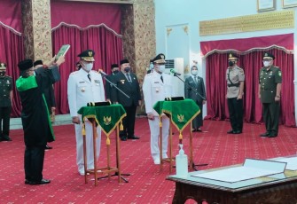 Pelantikan Bupati dan Wakil Bupati Kaur