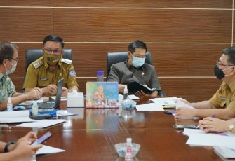 Walikota Bitung dan Wakil Walikota Bitung Gelar Rapat Kordinasi Bersama BPS Kota Bitung