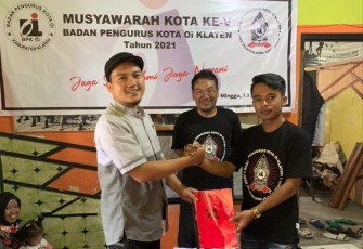 Ketua BPK Oi Klaten periode 2021 - 2025, Muhammad Maulana (kanan) (Foto : Istimewa)