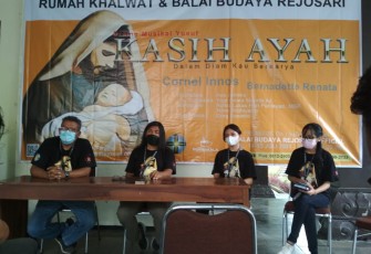 Acara jumpa pers penggarapan karya Drama Musikalisasi Yusuf Kasih Ayah