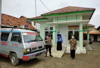 Kapolsek Pekalongan Utara Bersama Forkompimcam Cek Lokasi Isolasi Covid-19.
