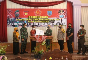 Pembukaan TMMD dengan penerapan prokes