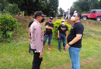 Pastikan Aman, Kapolsek Singorojo Laksanakan Pengamanan Pengecekan Jalur Offroad Di PTPN IX Merbuh