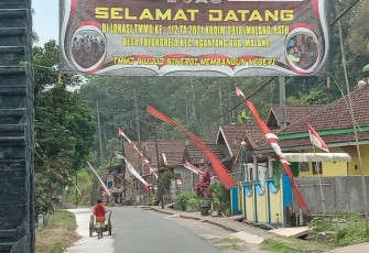 Umbul-umbul Semangat TMMD 112 Kodim 0818