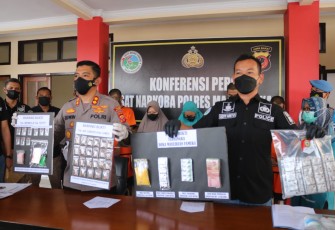 Polres Majalengka Ringkus Empat Pelaku Peyalahgunaan Narkotika