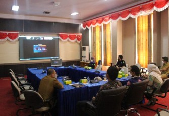 Pemerintah Kabupaten Bengkulu Tengah Ikuti Langsung Sinergitas Pengelolaan Bersama Monitoring For Prevention (MCP)