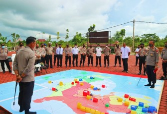 Siap Amankan Travel Bubble, Polres Bintan Gelar Tfg