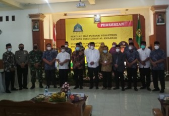 Acara seremonial peresmian Sekolah dan Ponpes Yayasan Pendidikan Al Amaanah
