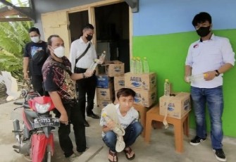 Polres Majalengka-Polres Majalengka, Gelar Razia Kembali Sita Ratusan Botol Miras Jenis Ciu