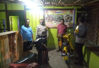 Patroli Malam Polsek Pegandon Senantiasa Jaga Kamtibmas Saat Masa PPKM